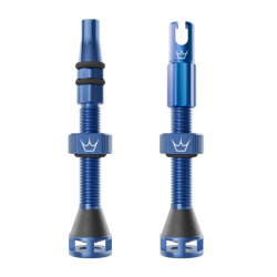 Вело вентил Peaty's Holeshot Fast Flow Tubeless Valves - 42mm / Navy