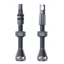 Вело вентил Peaty's Holeshot Fast Flow Tubeless Valves - 42mm / Slate