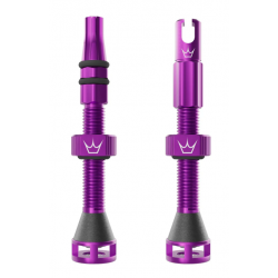 Вело вентил Peaty's Holeshot Fast Flow Tubeless Valves - 42mm / Violet