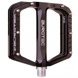 Вело Педали BURGTEC Penthouse Flat MK5 Pedals Burgtec Black Steel
