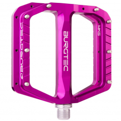 Вело Педали BURGTEC Penthouse Flat MK5 Pedals Purple Rain Steel