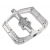 Вело Педали BURGTEC Penthouse Flat MK5 B-­Rage Edition Pedals ­Rhodium Silver thumb