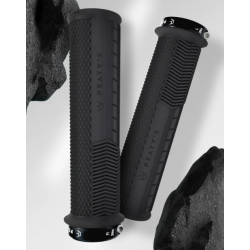 Вело ръкохватки Peaty's Monarch Grip - Knurl - Thin - Black