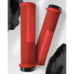 Вело ръкохватки Peaty's Monarch Grip - Knurl - Thin - Red