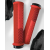 Вело ръкохватки Peaty's Monarch Grip - Knurl - Thin - Red thumb