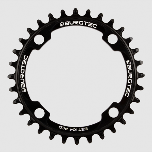 Вело Плоча BURGTEC 104mm BCD Thick Thin Chainring - 34T Вело Плоча BURGTEC 104mm BCD Thick Thin Chainring - 34T