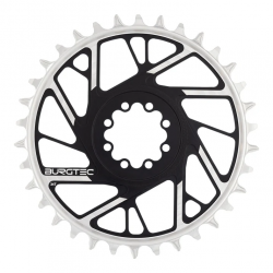 Вело Плоча BURGTEC 3mm Offset Thick Thin Chainring for SRAM 8-Bolt - 34T - Burgtec Black