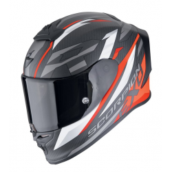 Каска SCORPION EXO-R1 EVO AIR CARBON AIR RUNNER Matt Black-Red