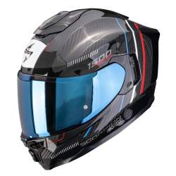 Каска SCORPION EXO-1500 CARBON AIR ZITY Black-Red-Blue