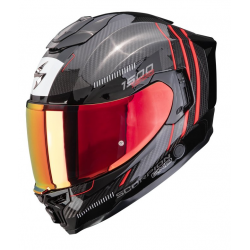 Каска SCORPION EXO-1500 CARBON AIR ZITY Black-Red
