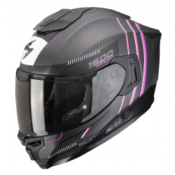 Каска SCORPION EXO-1500 CARBON AIR ZITY Matt Black-Pink Каска SCORPION EXO-1500 CARBON AIR ZITY Matt Black-Pink