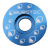 Вело капачка за лапа BURGTEC Top Cap ­Burgtec Blue thumb