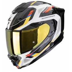 Каска SCORPION EXO-1500 AIR SLEEK White-Blue-Yellow