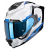 Каска SCORPION EXO-1500 AIR ARENA White-Blue thumb