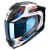 Каска SCORPION EXO-1500 AIR SLEEK White-Red-Blue thumb