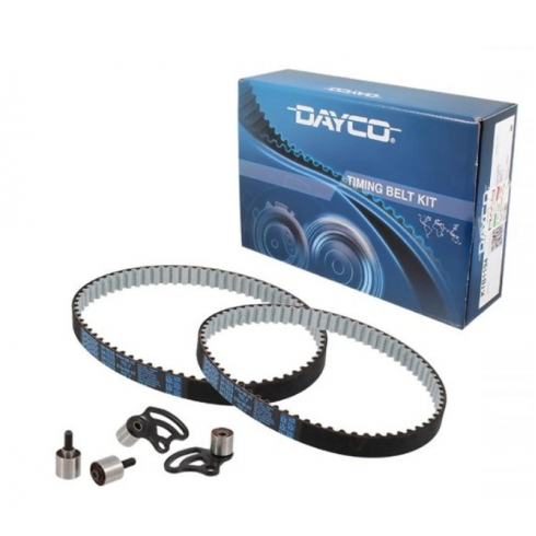 Комплект задвижващи ремъци DAYCO 70x19, синхронизация на клапаните, включително обтегач и водещи ролки Комплект задвижващи ремъци DAYCO 70x19, синхронизация на клапаните, включително обтегач и водещи ролки