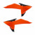 Пластмасов капак за радиатор Polisport KTM SX/SX-F/XC/XC-F (2025-26) Orange thumb