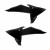 Пластмасов капак за радиатор Polisport KTM SX/SX-F/XC/XC-F (2025-26) Black thumb
