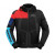 Текстилно мото яке SPIDI HOODIE WARRIOR H2OUT BLACK/RED/SKY BLUE thumb