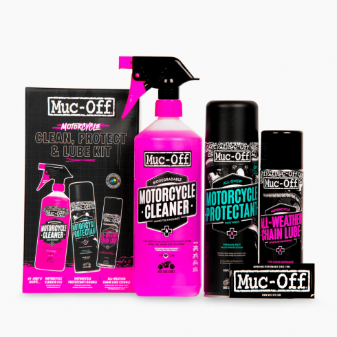 Комплект грижа за мотора MUC-OFF Clean Protect Lube 