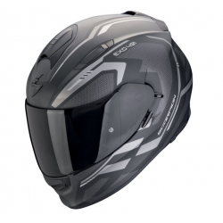Каска SCORPION EXO-491 KRIPTA Matt Black-Silver