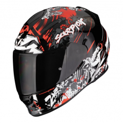 Каска SCORPION EXO-491 SPECTER Black-Red Каска SCORPION EXO-491 SPECTER Black-Red