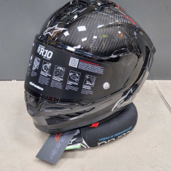 Каска ALPINESTARS Supertech R10 Black/Carb ZJ160626