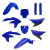 Комплект пластмаси POLISPORT Full Plastic Kit Yamaha YZ 450F (2026) blue thumb
