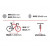 Стоманен багажник за велосипеди NORDRIVE Bike-One - Сиво thumb