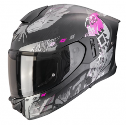 Каска SCORPION EXO-530 AIR HADJI Matt Black-Pink