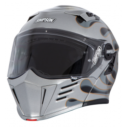 Каска SIMPSON Darksome Wildfire Grey
