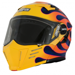 Каска SIMPSON Darksome Wildfire Yellow