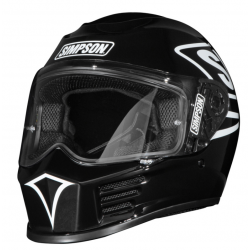Каска SIMPSON Speed 12 O'Clock Black