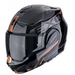 Модуларна каска SCORPION EXO-TECH EVO TRAVELLER Black-Copper Модуларна каска SCORPION EXO-TECH EVO TRAVELLER Black-Copper