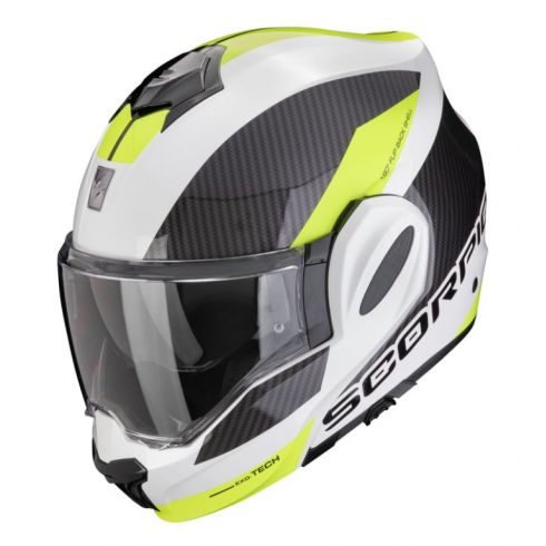 Модуларна каска SCORPION Exo-Tech Evo Team WHITE/YELLOW Модуларна каска SCORPION Exo-Tech Evo Team WHITE/YELLOW