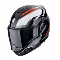 Модуларна каска SCORPION Exo-Tech Evo FURIO BLACK/RED Модуларна каска SCORPION Exo-Tech Evo FURIO BLACK/RED