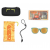 Слънчеви очила Pit Viper The Country Club Fondue Sunglasses Gold Lens thumb