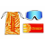 Слънчеви очила Pit Viper The Miami Nights French Fry Goggle Blue Lens Large thumb