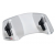Регулируема допълнителна слюда PUIG clip-on 300x130mm smoke thumb