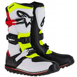 Ботуши ALPINESTARS TECH-T White/Red/Fluo yellow/Black Ботуши ALPINESTARS TECH-T White/Red/Fluo yellow/Black