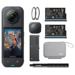Комплект екшън камера Insta360 X5 360° Essentials Bundle