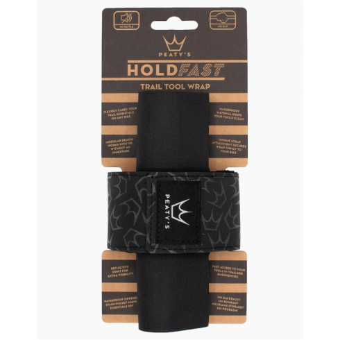 Каишка Peaty's HoldFast Trail Tool Wrap - Nightrider Black Каишка Peaty's HoldFast Trail Tool Wrap - Nightrider Black