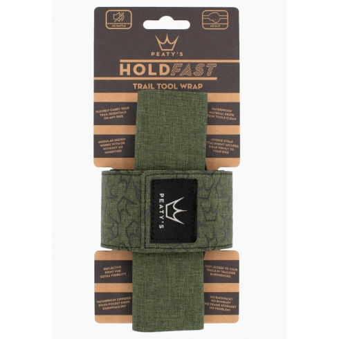 Каишка Peaty's HoldFast Trail Tool Wrap - Moss Green Каишка Peaty's HoldFast Trail Tool Wrap - Moss Green
