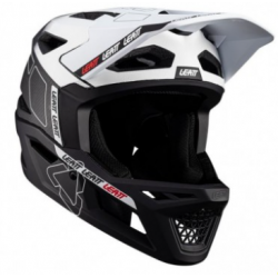 Вело каска LEATT MTB Gravity 6.0 Carbon V24 White