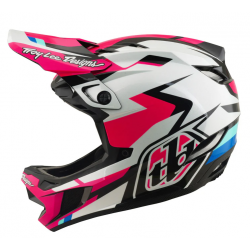 Вело каска Troy Lee Designs D4 Polyacrylite Helmet MIPS Romaer Magenta Вело каска Troy Lee Designs D4 Polyacrylite Helmet MIPS Romaer Magenta
