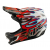 Вело каска Troy Lee Designs D4 Composite Helmet MIPS Overspray White / Red thumb