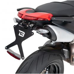 СТОЙКА ЗА НОМЕР ЗА ОРИГИНАЛНИ МИГАЧИ BARRACUDA Ducati Hypermotard 950 СТОЙКА ЗА НОМЕР ЗА ОРИГИНАЛНИ МИГАЧИ BARRACUDA Ducati Hypermotard 950
