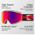 Очила Pit Viper The Combustion BN5000 Goggle HDPV Red Lens thumb