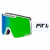 Очила Pit Viper The Miami Nights Backslap Goggle Blue-Green Lens Small thumb