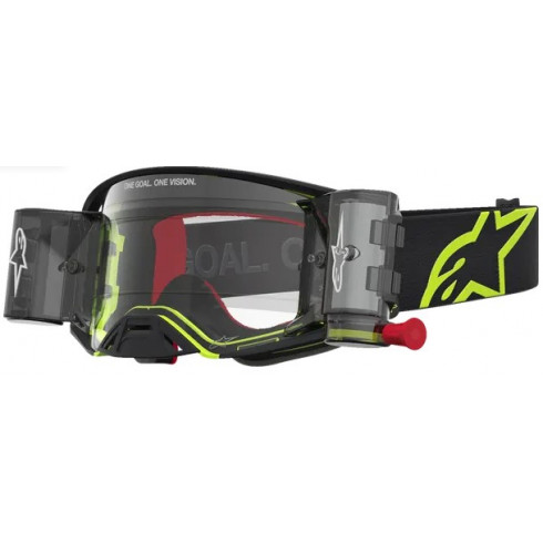 Мотокрос очила ALPINESTARS SUPERTECH FIRMA ROLL OFF BLK YEL FLO CLEAR Мотокрос очила ALPINESTARS SUPERTECH FIRMA ROLL OFF BLK YEL FLO CLEAR